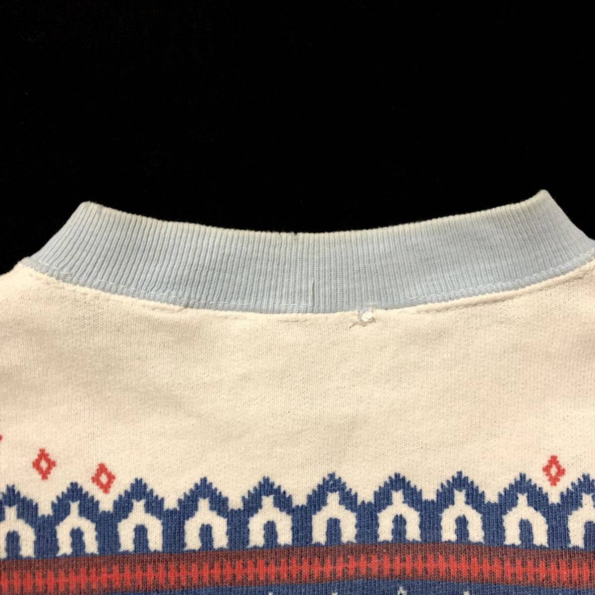 当時 本物 50s 60s雪柄 スウェット ビンテージ オリジナルVintage