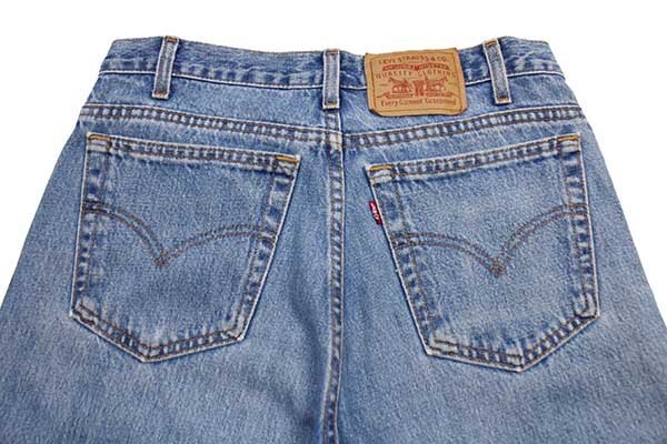 ★90s カナダ製 Levi'sリーバイス 550 デニムパンツ w32 L32★SDP1619 オールド ビンテージ ジーンズ テーパード バギー ワイド ルーズ_画像5