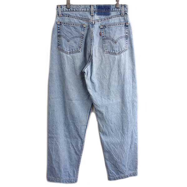 *90s USA made Levi\'s Levi's 560 Denim pants w31*SDP1624 Old jeans tapered buggy wide Roo z ice blue 