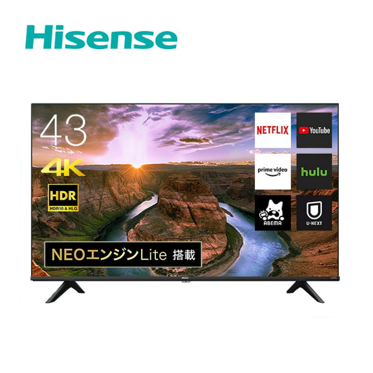 ハイセンス　ハイビジョンLED液晶テレビ　43型