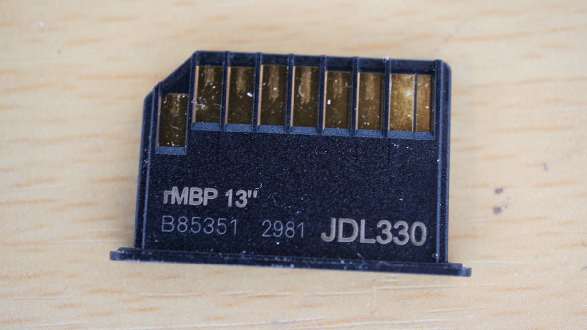 【飛び出さない小型SDカード・マックブック外部メモリ】 Transcend JetDrive Lite 128GBの画像2