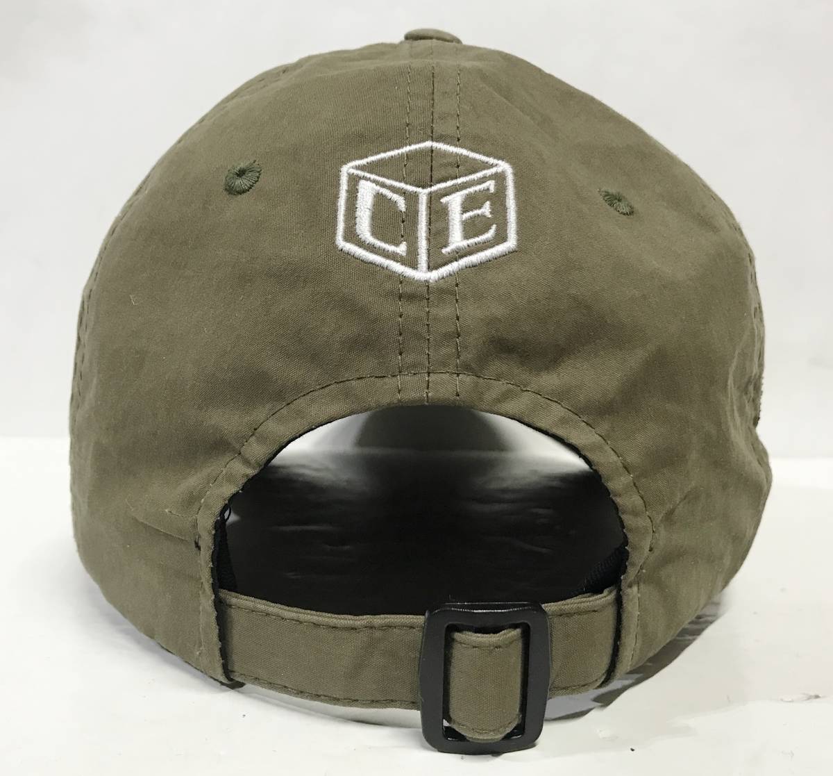 C.E / CAV EMPT シーイー SOCIAL CRISIS CAP 6パネルキャップ オリーブ ...