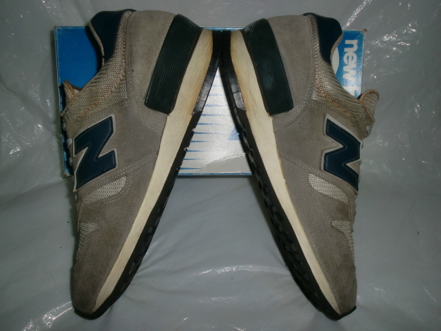 ★`80s米国製 new balance M670 オリジナル `85‐`86アメリカ製ニューバランス M670 グレー/ネイビー made in U.S.A. ヴィンテージ_画像4