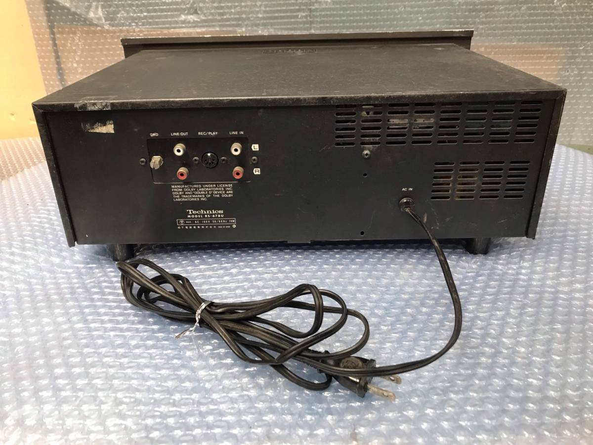 Yahoo!オークション - テクニクス Technics カセットデッキ RS-678U Yahoo!オークション - テクニクス Technics カセットデッキ RS-678U