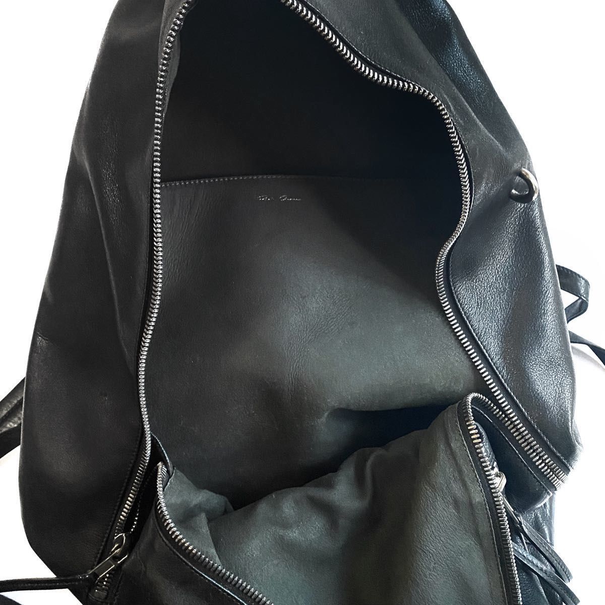 RICK OWENS リックオウエンス レザー バックパック リュック バッグ かばん 鞄 大容量リュック ブラック 国内正規品