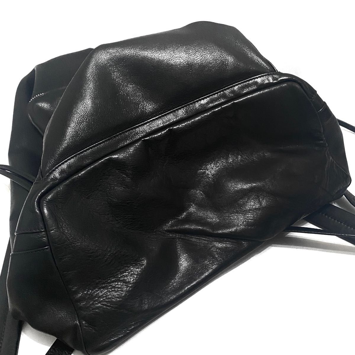 RICK OWENS リックオウエンス レザー バックパック リュック RICK OWENS リックオウエンス レザー バックパック リュック