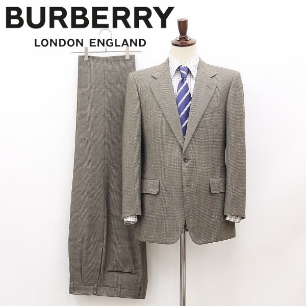 BURBERRYS/バーバリー チェック柄 2B シングル スーツ 92-80-170 A5