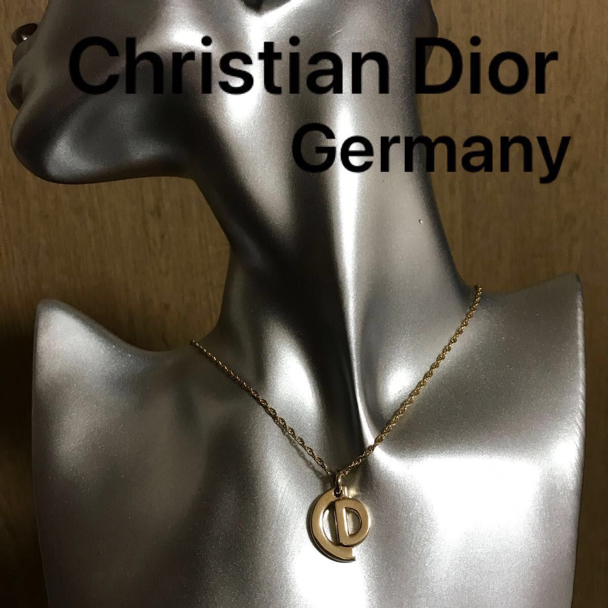 Christian Dior・ディオール・ドイツ製 美品・ネックレス・Germany刻印