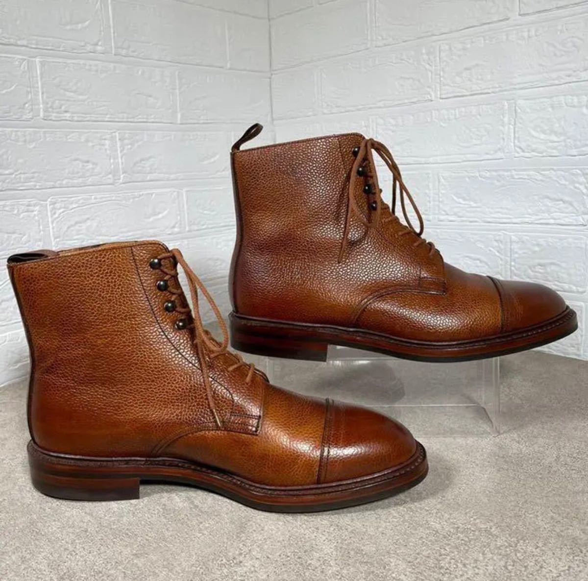 ヤフオク! - 未使用 Crockett&Jones ブーツ レザー コニスト...