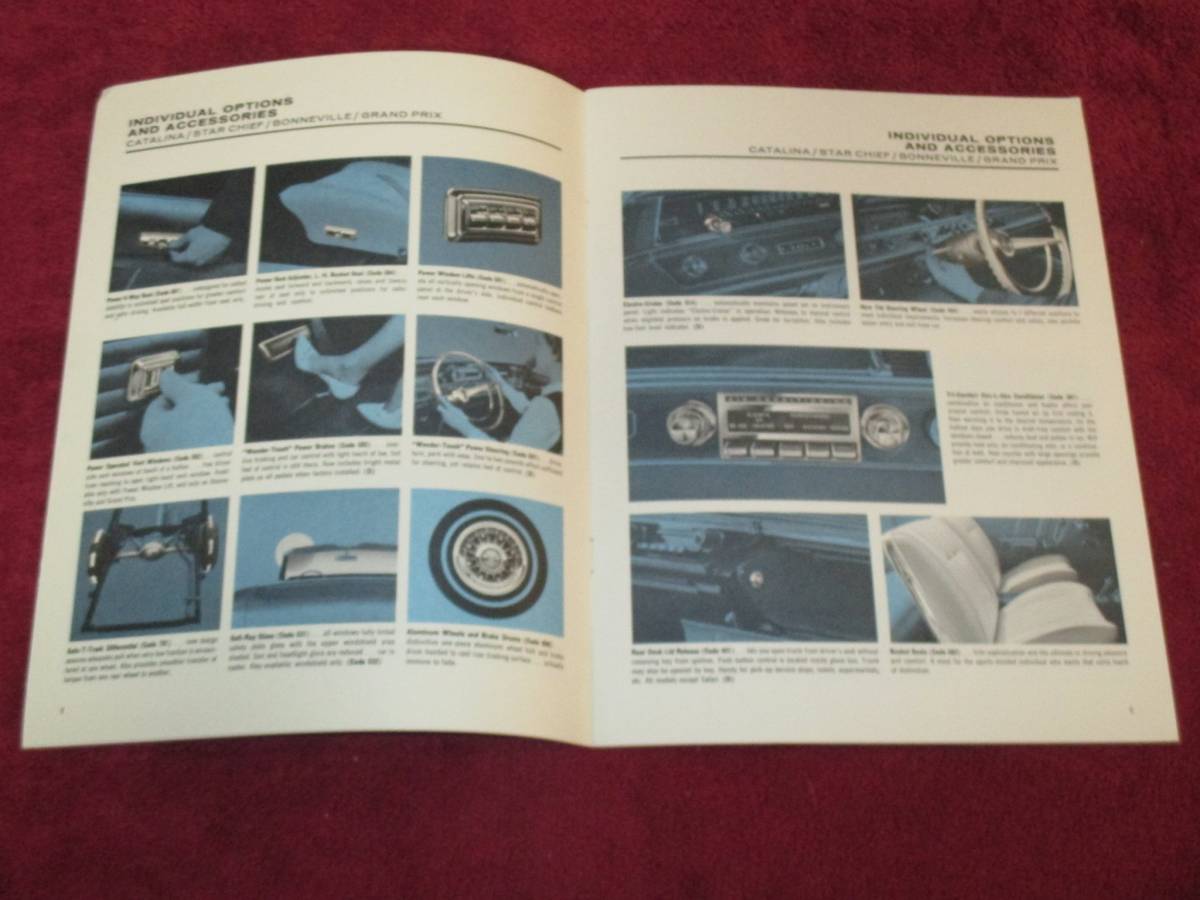 ! GM PONTIAC 1964 Showa era 39 large size catalog 2 set!