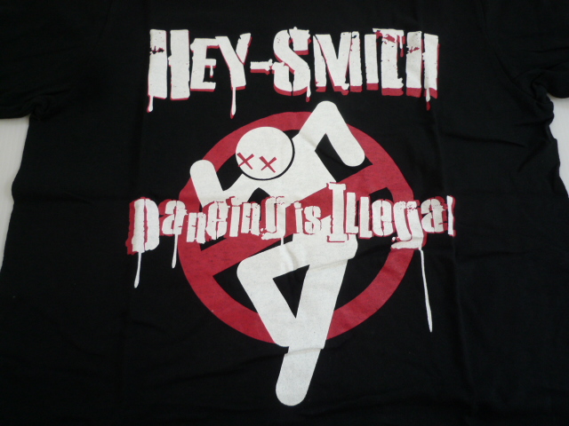 [. bargain!] * partition Smith | HEYSMITH * short sleeves T-shirt black artist S size (HK27Z010)