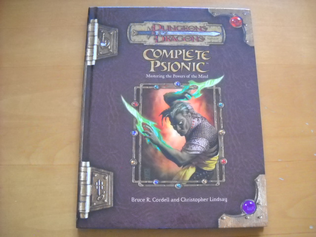 TRPG「DUNGEONS&DRAGONS COMPLETE PSIONIC」（洋書）D&D