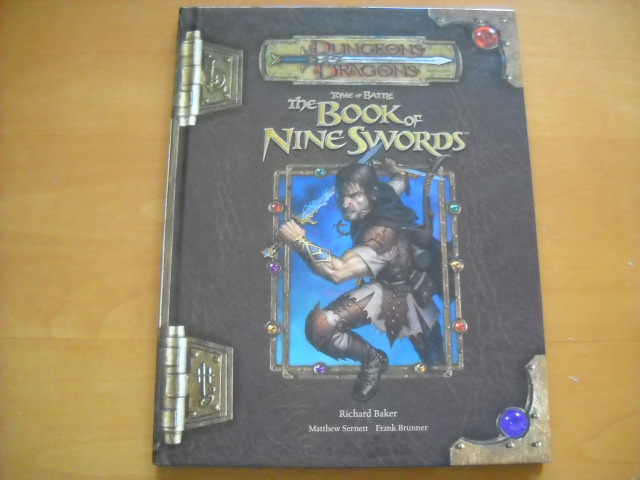 TRPG「DUNGEONS&DRAGONS TOME OF BATTLE The BOOK OF NINE SWORDS」（洋書）D&D