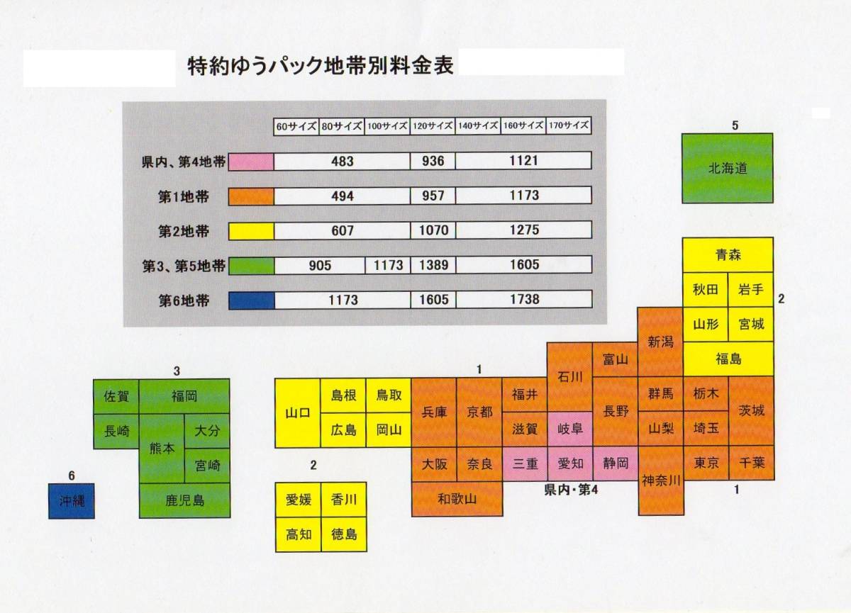 ■札幌かに本家 紙製コースター6枚 新品 蟹 カニのイラスト 和風 グッズ_この料金表は、現在は使用しておりません。