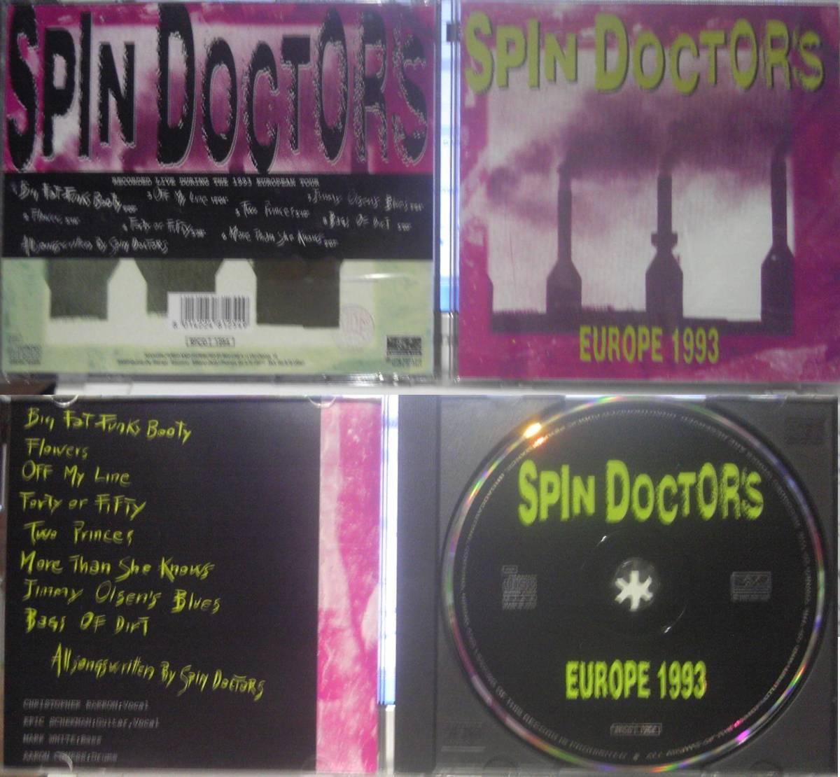 SPIN DOCTORS U.S.A. 1993＆ROUND AND ROUND (2CD)＆EUROPE 1993＆HERE COMES THE BRIDE_画像4