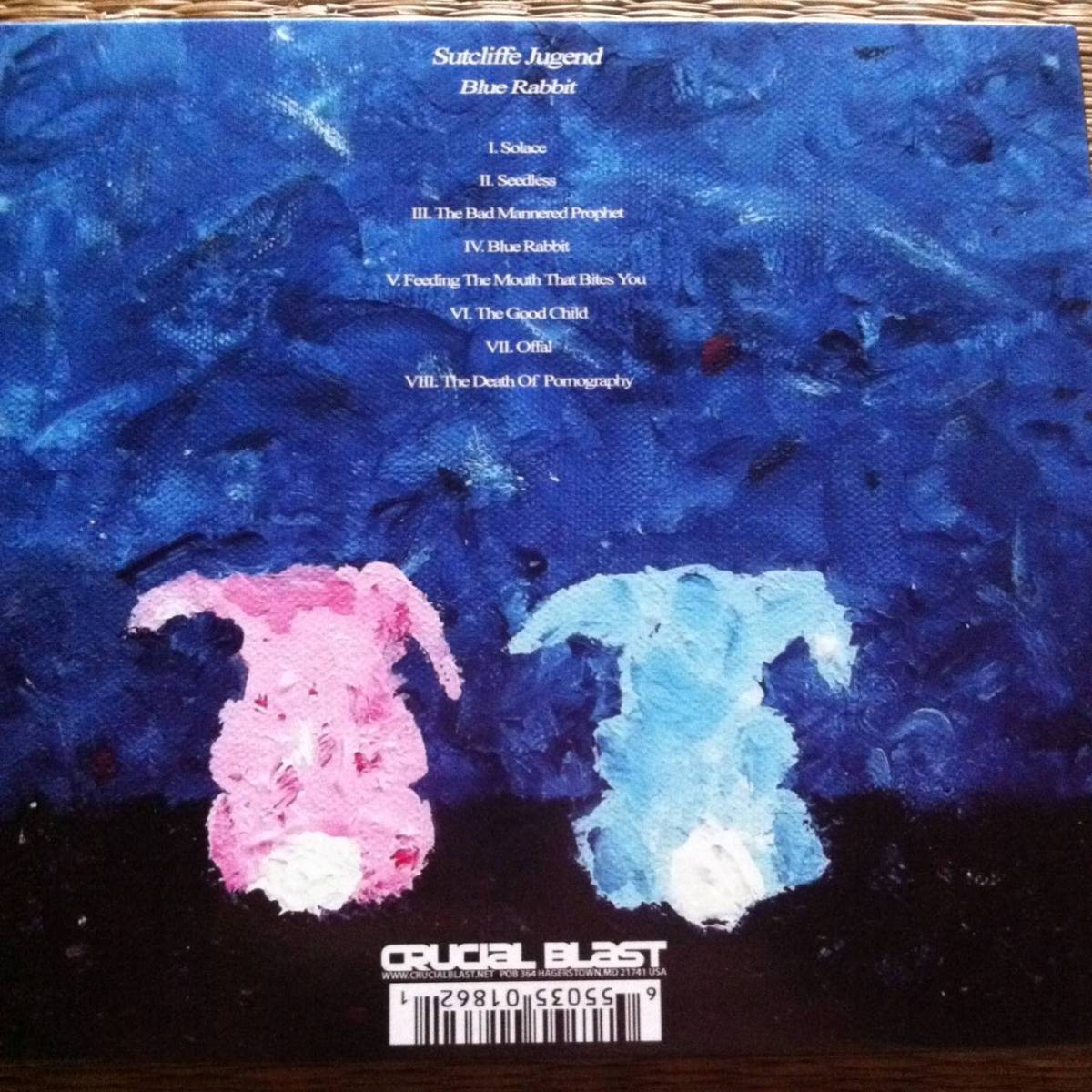 『Sutcliffe Jugend / Blue Rabbit』CD 送料無料 Whitehouse, Ramleh, Merzbow_画像2