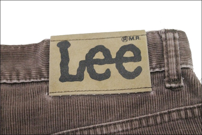 【W30】 80's Lee リー カットオフ コーデュロイ USA製 ショートパンツ 42TALON 茶 ビンテージ ヴィンテージ 古着 オールド ED109_画像6