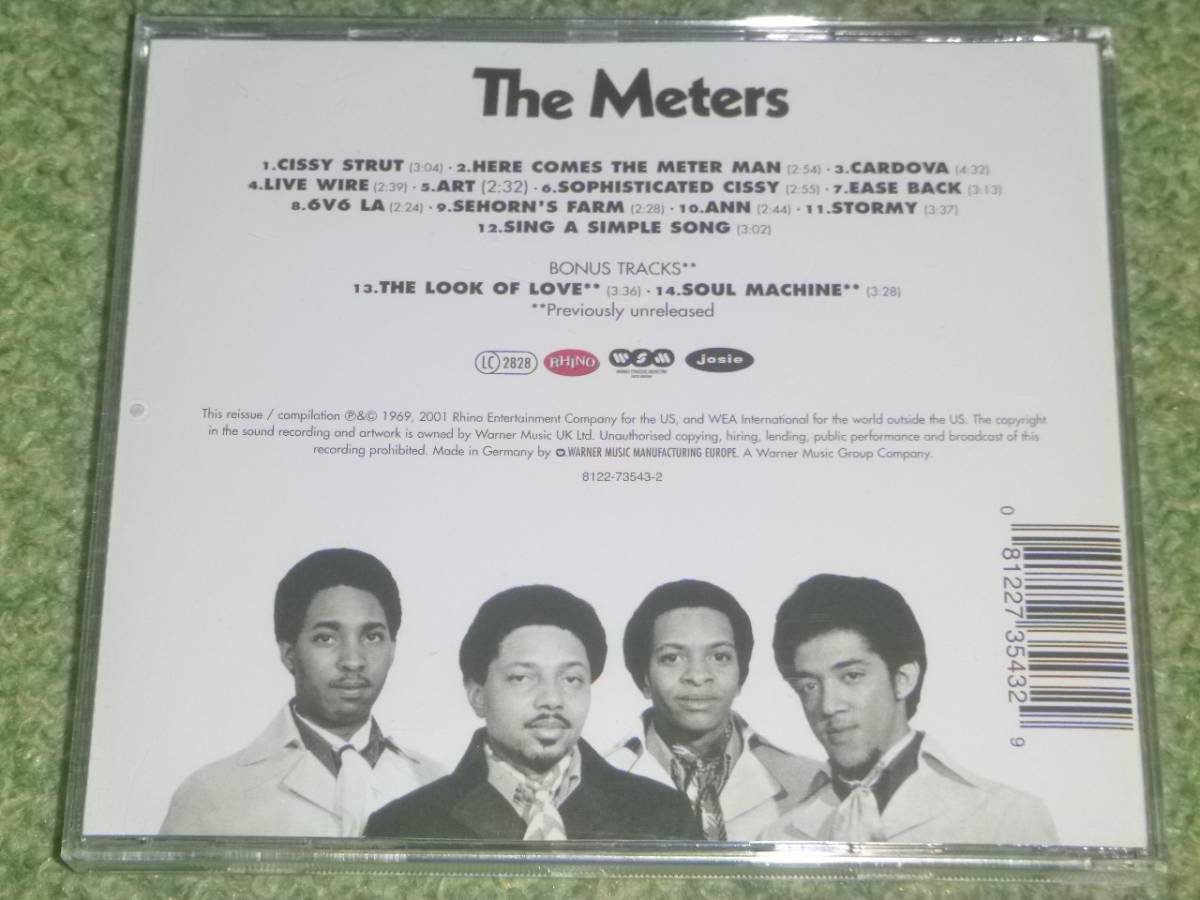 mi-ta-z/li тормозные колодки / Германия запись lainoCD / THE METERS+2 бонус to Lux / 1969 год запись / все 14 искривление 