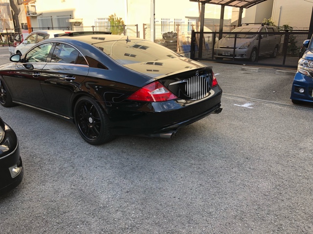  last price cut private exhibition Brabus specification CLS500 left hand drive 4 pipe muffler SR navi custom large number 