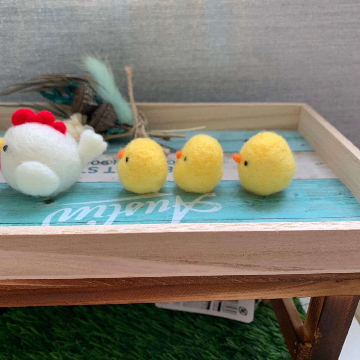 ニワトリとひよこの親子セット 羊毛フェルト ハンドメイド 鳥 ニワトリとひよこの親子セット 羊毛フェルト ハンドメイド 鳥
