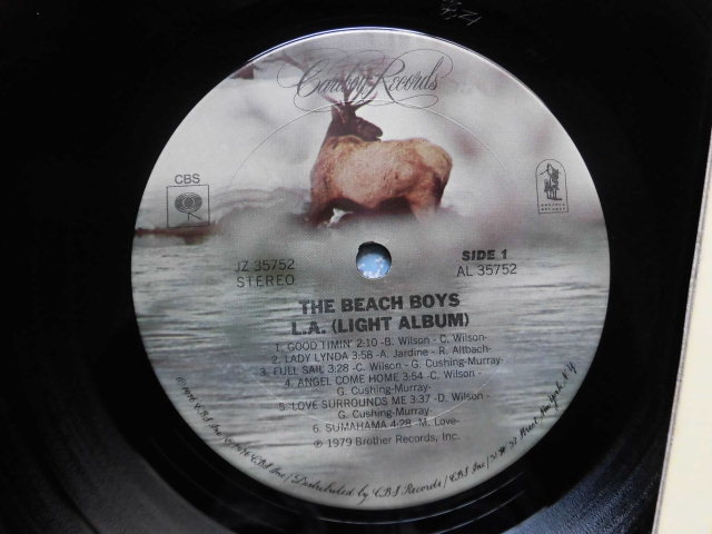 The Beach Boys/L.A.(Light Album) 　永遠のウエスト・コースト・ロック　1979年希少USオリジナル_画像4