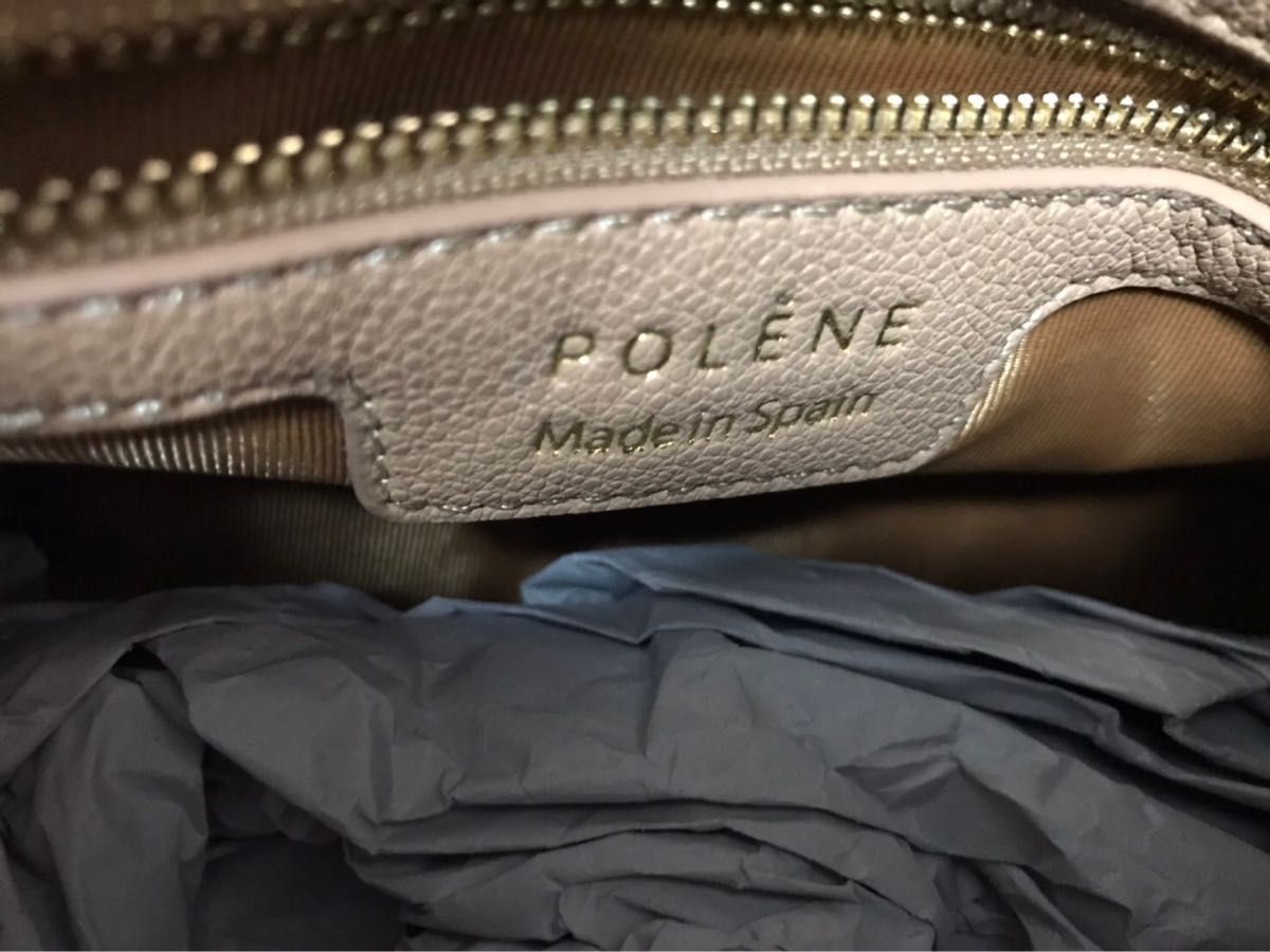 新品 ポレーヌ POLENE Number Nine 2way アースカラー ベージュ 未使用
