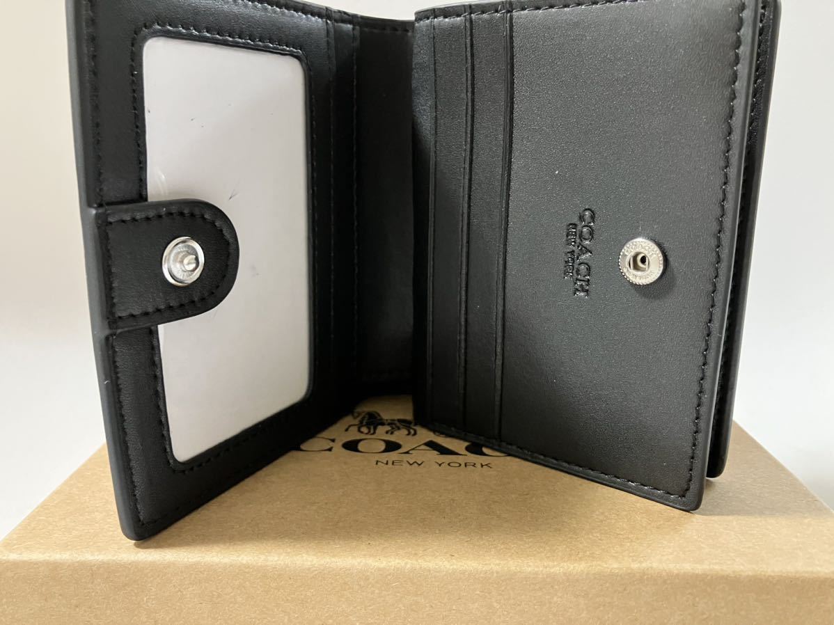 COACH コーチ 財布 二つ折り財布 レッド チェック柄 赤 黒 COACH コーチ 財布 二つ折り財布 レッド チェック柄 赤 黒