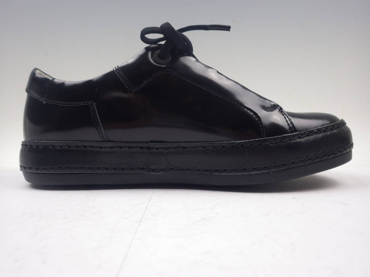 146[S.R] unused labokigosi Saya glass leather sneakers lady's black 23.0 cm9243-S50751 regular price 24.200 jpy tax included Kagawa departure 