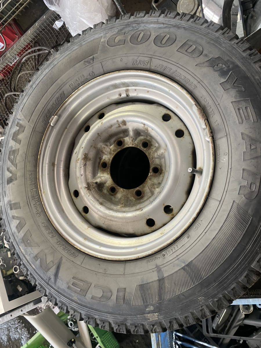 215/80r15 ハイラックス　スチールホイール　タイヤ　スペア　おまけ_画像2