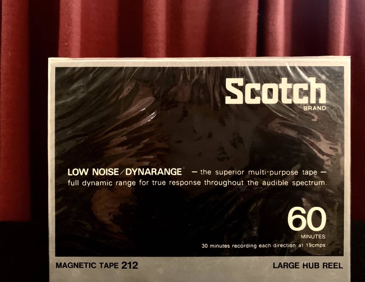 ( unopened ) 3M Scotch 7inch OpenReel 60/120 min master ring for STUDER AMPEX TAPEsachu ration open reel API NEVE API UREI