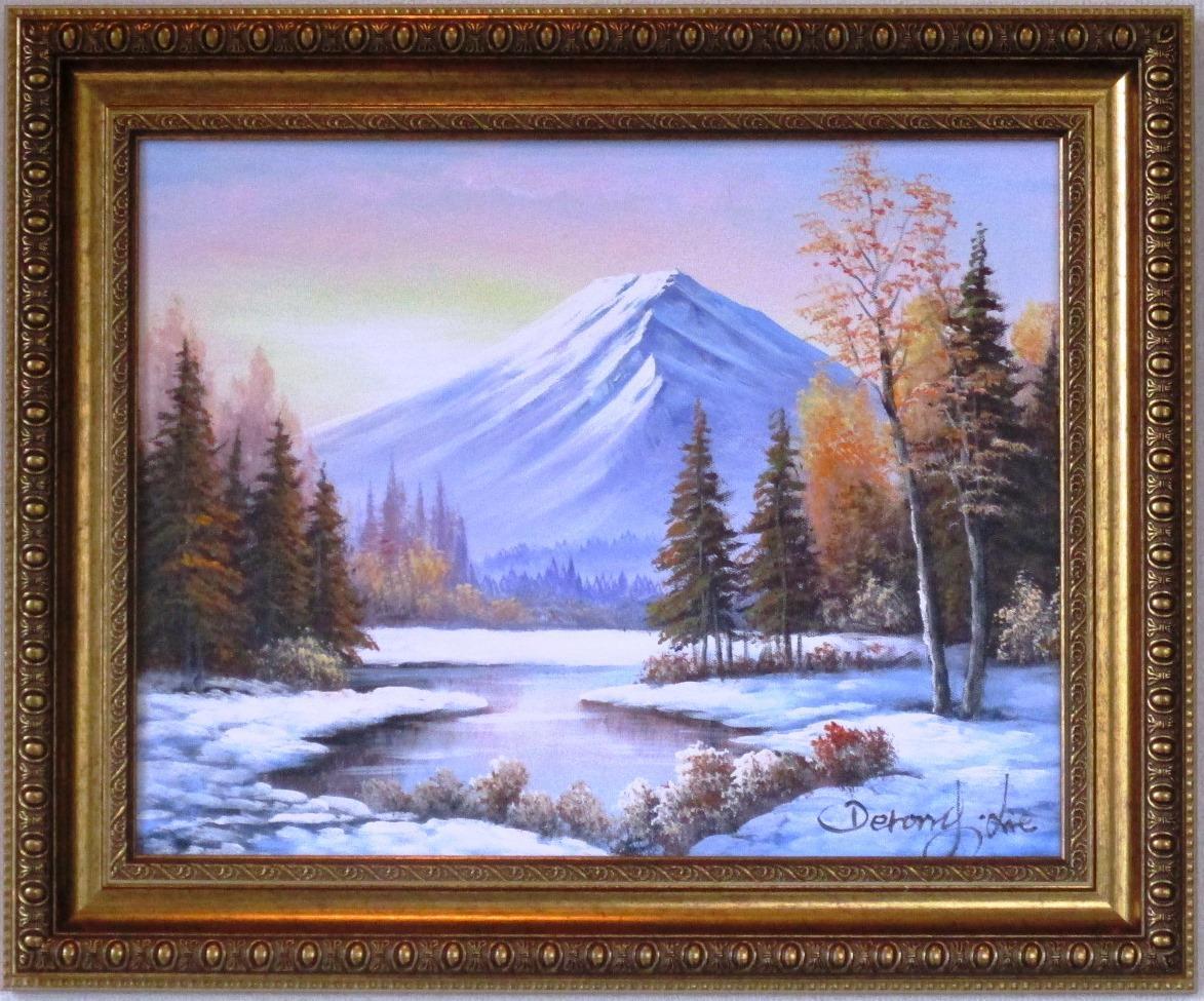 富士山絵画 油絵 風景画 北麓からの富士山 F6 WG38 この機会にいかが 富士山絵画 油絵 風景画 北麓からの富士山 F6 WG38 この機会にいかが