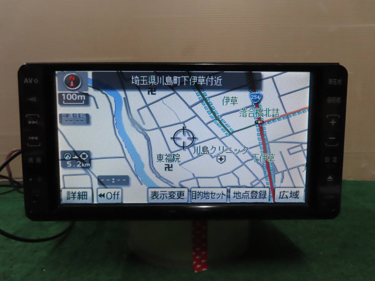 動作品保証付/V3505/トヨタ純正　NHDT-W58　HDDナビ　2008年　TVワンセグ内蔵　CD・DVD再生OK　本体のみ_画像1