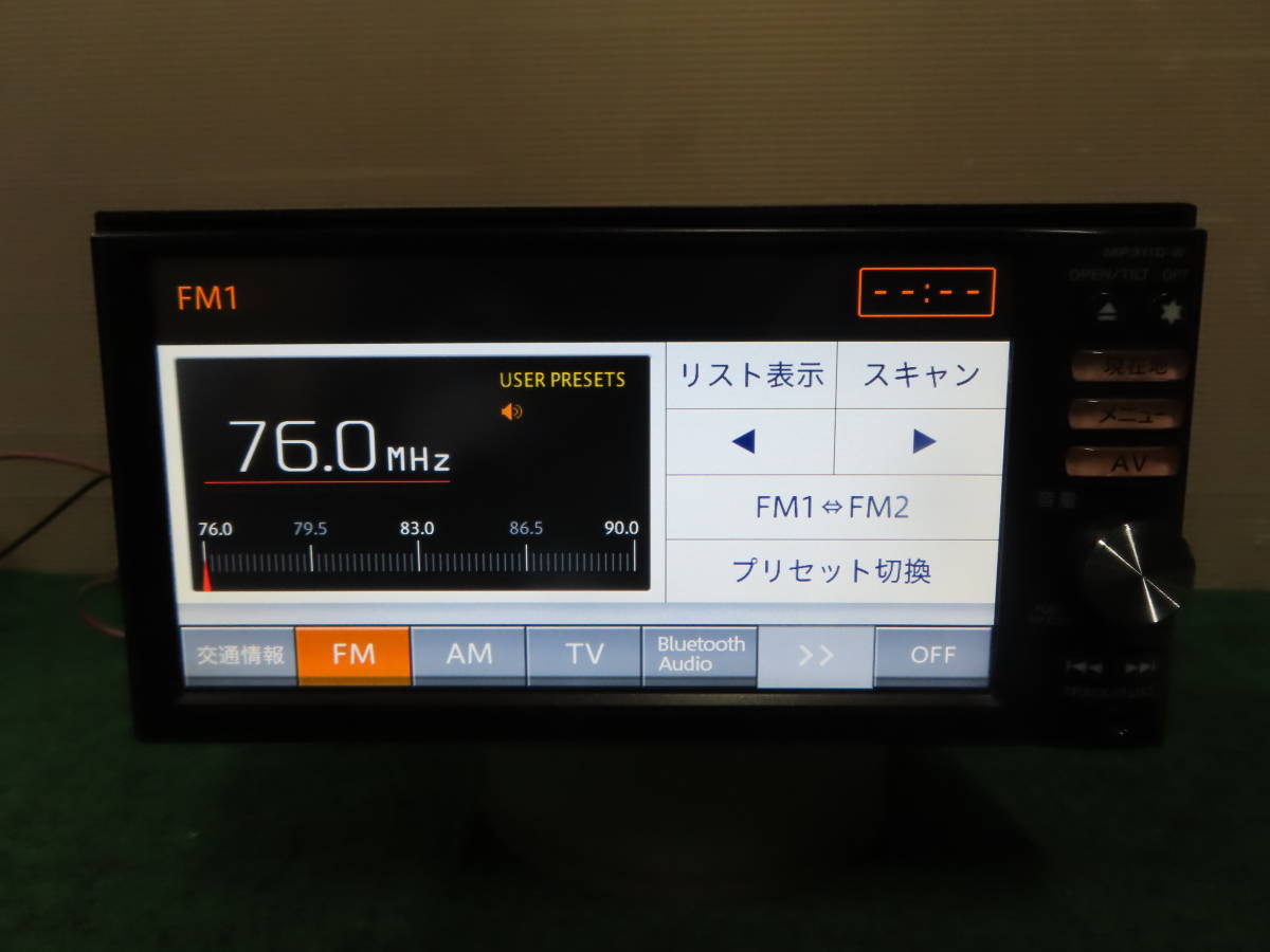 宅急便は割引特典対象! V4322/スズキ純正OP AVIC-RZ102 SDナビ 動作