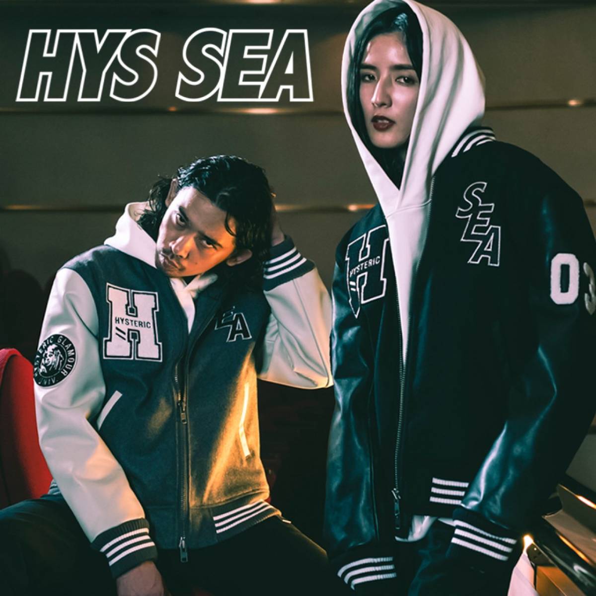 WIND AND SEA × HYSTERIC GLAMOUR パーカーM-