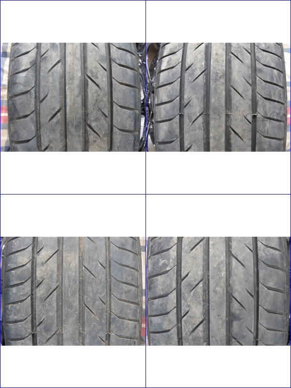 レーヴェンハート 2090 5H114.3 F+31 R+14 夏タイヤ付き4本セット! 中古品_画像10