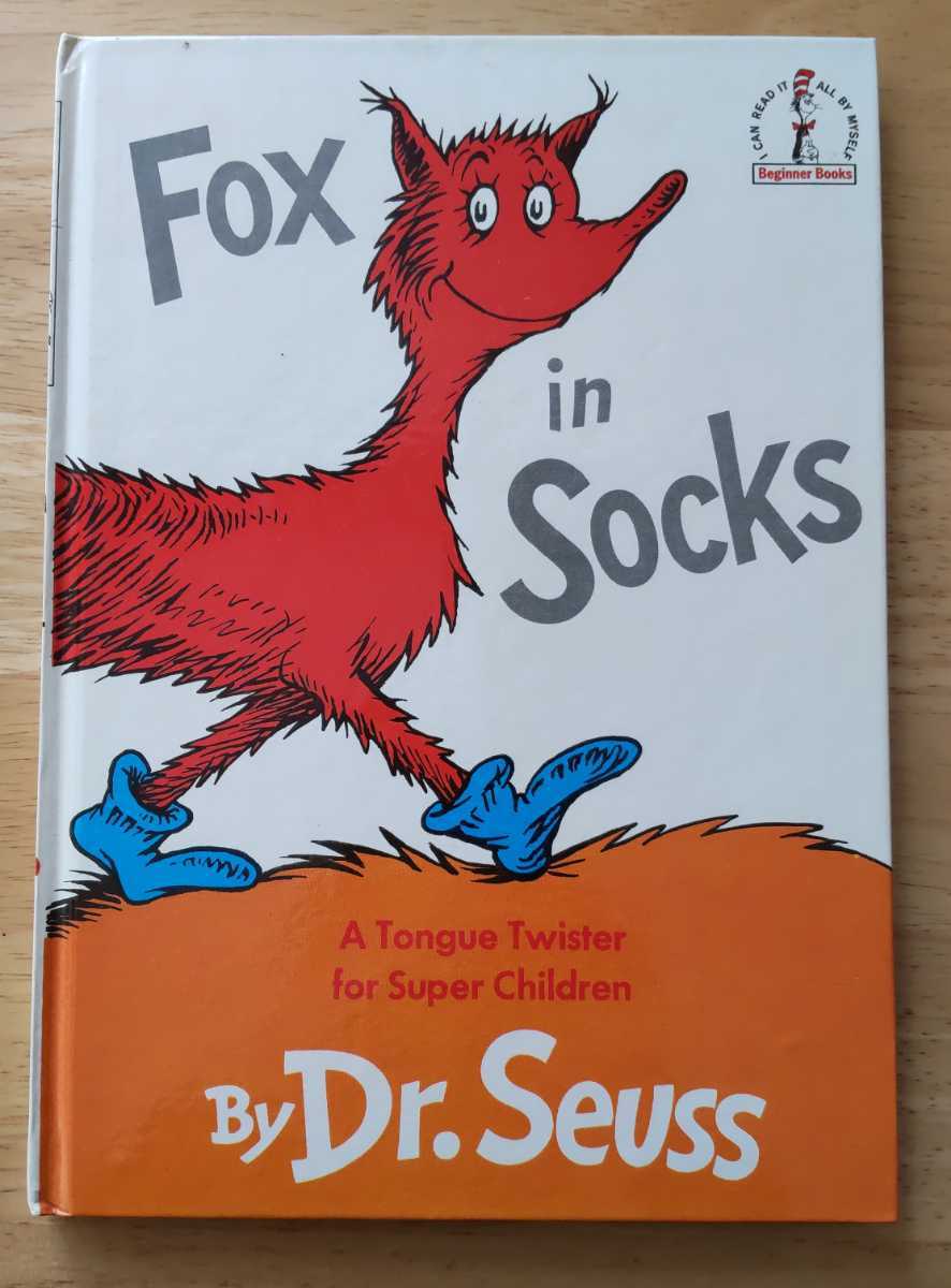 [ free shipping ]Dr.seuss|Fox in Socks foreign book hard cover 