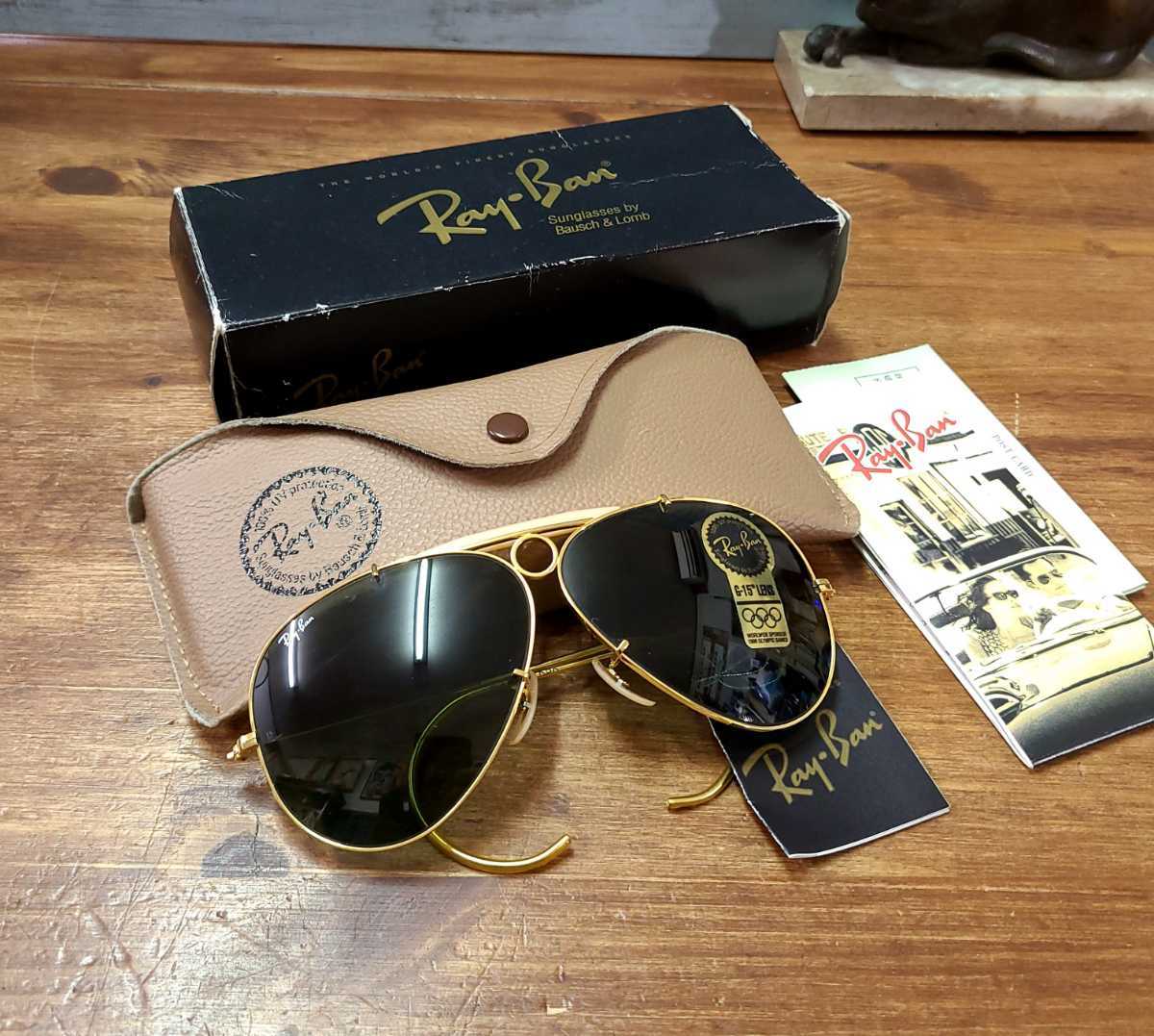 デッドストック 新品☆Ray-Ban レイバン サングラス シューター ボシュロム社製 ヴィンテージ SHOOTER L0213 縄手 希少_画像1