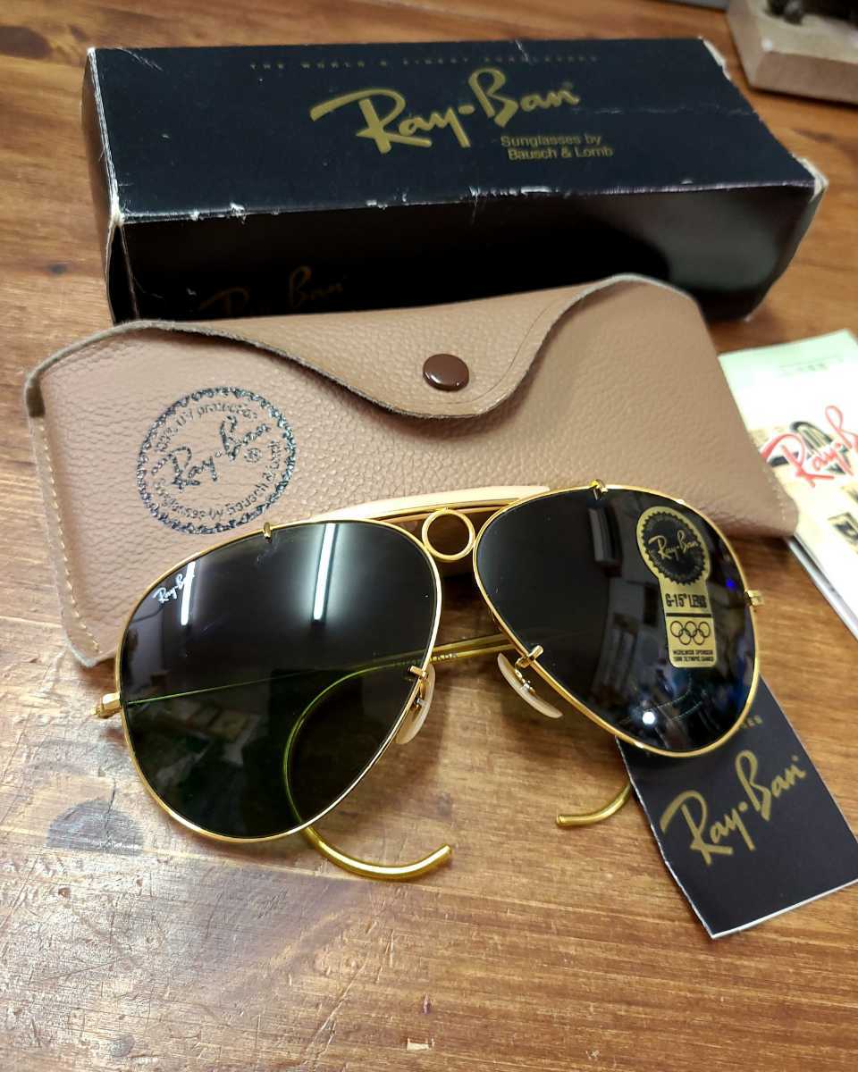 デッドストック 新品☆Ray-Ban レイバン サングラス シューター ボシュロム社製 ヴィンテージ SHOOTER L0213 縄手 希少_画像2