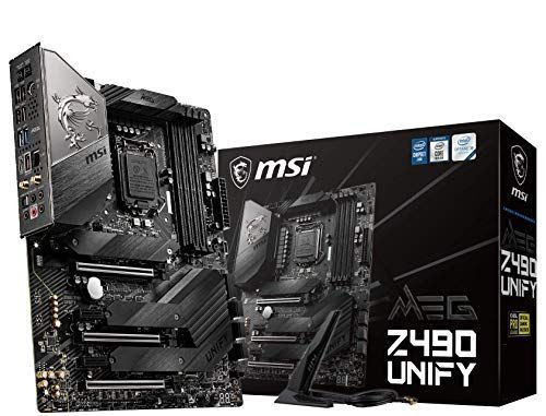 MSI MEG Z490 UNIFY マザーボード ATX Intel Z490チップセット搭載 MB4951