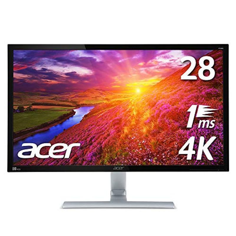 Acer 4K モニター ディスプレイ RT280Kbmjdpx 28インチ 3840x2160/TN/1ms/スピーカー内蔵/HDMI端子_画像1