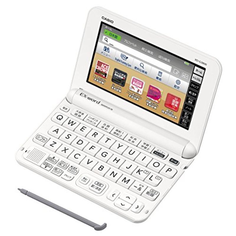 新しい到着 電子辞書 カシオ エクスワード コンテンツ140 ホワイト XD-G3800WE 中学生モデル その他 新しい到着 電子辞書 カシオ エクスワード コンテンツ140 ホワイト XD-G3800WE 中学生モデル その他