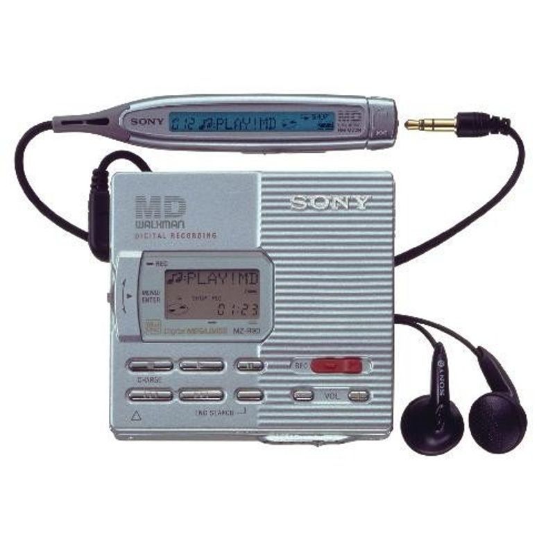 ソニー(SONY) ポータブルMDプレーヤー シルバー MDLP対応 録音再生 MZ-R90-S