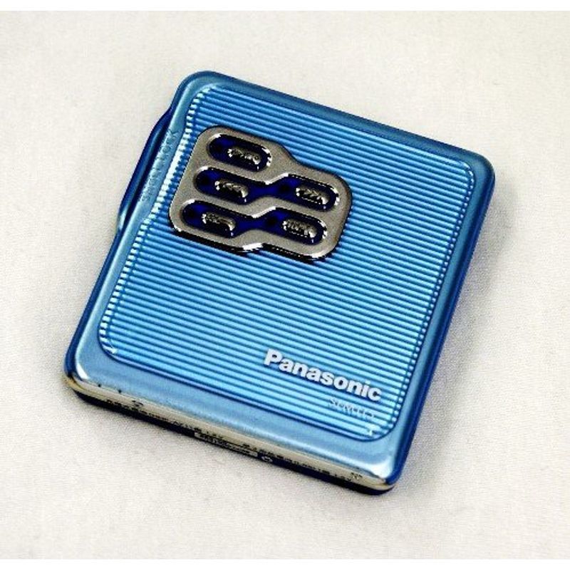 Panasonic パナソニック SJ-MJ15-A ブルー ポータブルMDプレーヤー MDLP対応 （MD再生専用機/MDウォークマン）