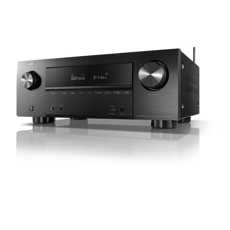 Denon AVレシーバー 7.2ch Dolby Atmos/DTS:X/4K HDR/HEOS/Airplay2対応 ミドルクラス ブラ