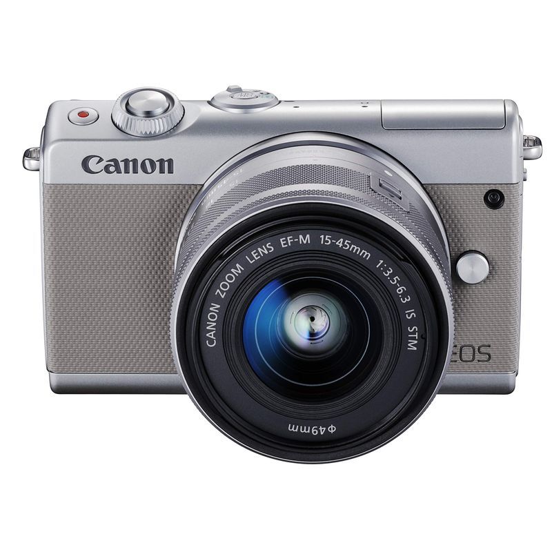 Canon ミラーレス一眼カメラ EOS M100 EF-M15-45 IS STM レンズキット(グレー) EOSM100GY1545IS