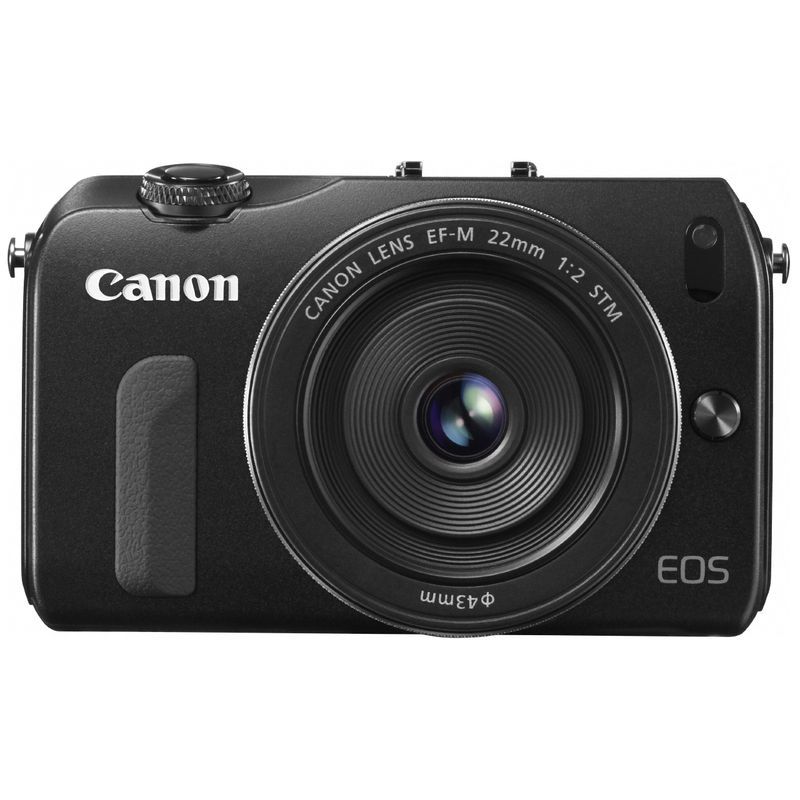Canon ミラーレス一眼カメラ EOS M レンズキット EF-M22mm F2 STM付属 ブラック EOSMBK-22STMLK
