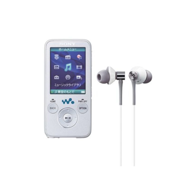 SONY ウォークマン Sシリーズ 4GB FM付 ホワイト NW-S636F/W