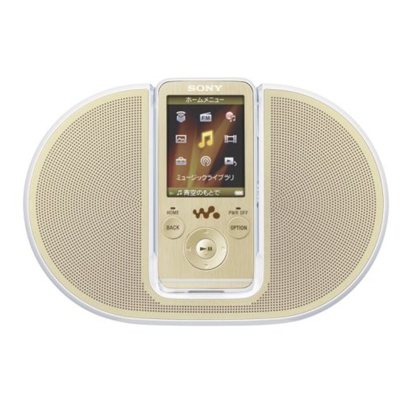 SONY ウォークマン Sシリーズ FM付 NC機能搭載 スピーカー付属 メモリータイプ 4GB ゴールド NW-S736FK/N