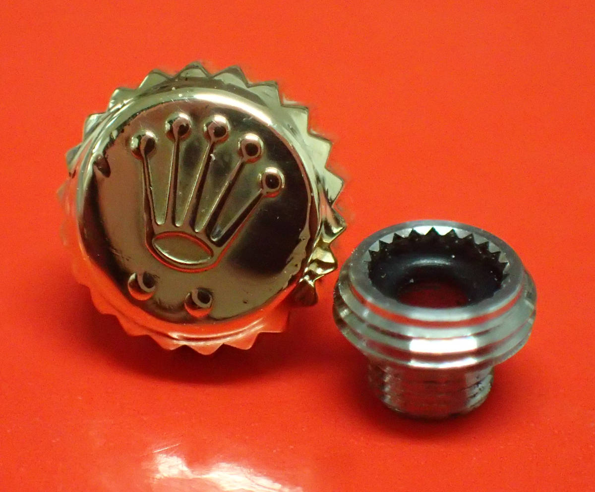 ROLEX ロレックス 純正 604-8 金 リューズ 竜頭 チューブ 6mm