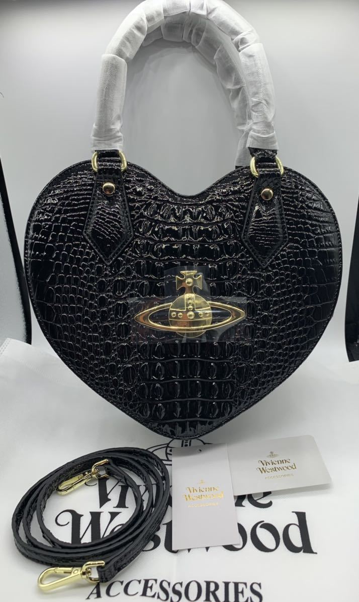 Vivienne Westwood ハート型2wayバッグ 型押しレザー レッド | tspea.org